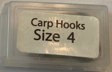 Load image into Gallery viewer, Carp Hooks Size 4 Barbless
